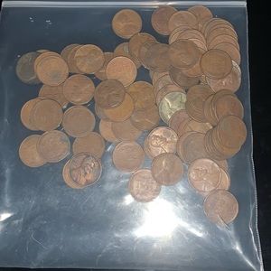 Ten Random Wheat Pennies Dated in the 30’s, 40’s and 50’s